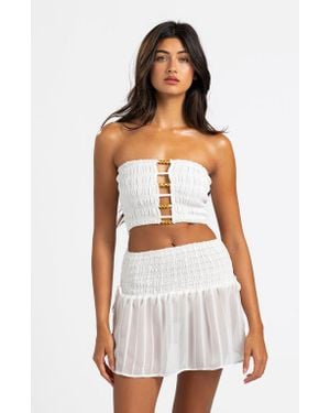 Beach Bunny Remi Tube Top - White