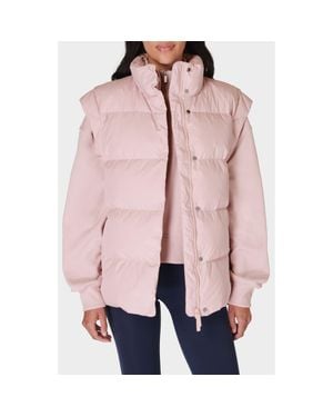 Sweaty Betty Nimbus Water Resistant Puffer Vest - Pink