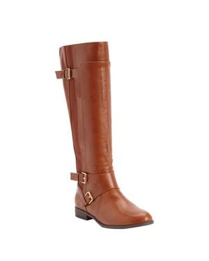 Comfortview The Whitley Wide Calf Boot - Brown