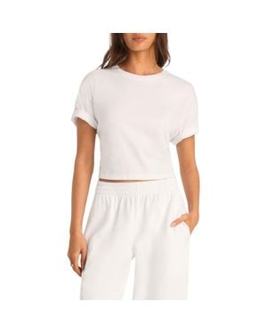 Vitamin A Coast Crop T-Shirt - White