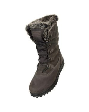 Mountain Warehouse Vostok Leather Snow Boots - Black
