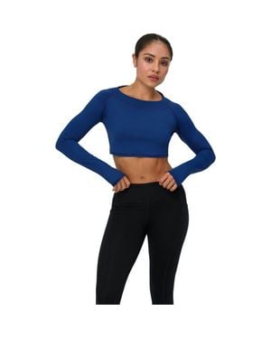 BloqUV Crop Top - Blue