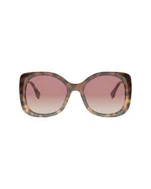 Fendi Graphy 55Mm Gradient Square Sunglasses - Pink