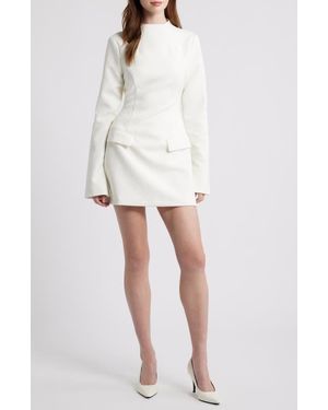 Odd Muse The Ultimate Muse Split Sleeve Minidress With Pockets - White
