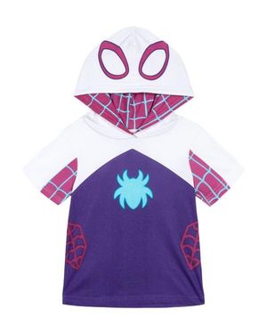 Marvel Spidey And His Amazing Friends Ghost-Spider Hooded T-Shirt - Purple