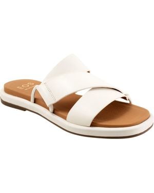 EOS FOOTWEAR Zala Slide Sandal - Metallic