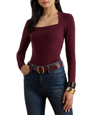 Ralph Lauren Ranier Jersey Top - Red