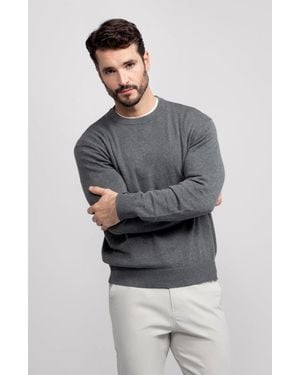 Jack Archer Anytime Crewneck Sweater - Gray