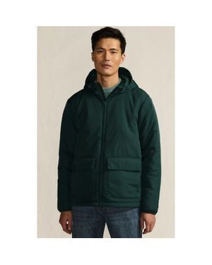 Lands' End Featherfree Insulated Hooded Jacket - Green