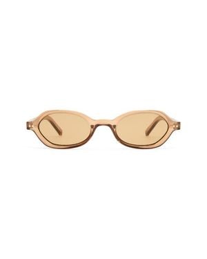 Le Specs Gender Inclusive Foundry 52Mm Rectangular Sunglasses - Natural
