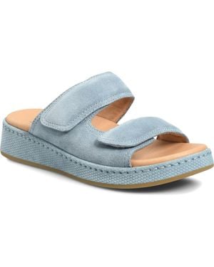 Børn Vivian Wedge Sandal - Blue