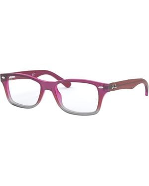 Ray-Ban 48Mm Square Optical Glasses - Pink