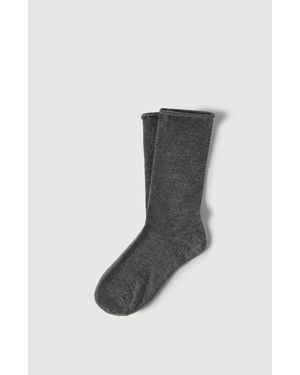 Brunello Cucinelli Cashmere Knit Socks - Black