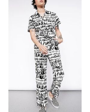 WILDFANG Essential High Waisted Coverall - White