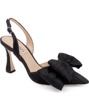 Badgley Mischka Olisa Slingback Pointed Toe Pump - Black