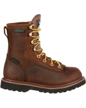 Georgia Boot Kids' Insulated Waterproof Outdoor Boot - Brown