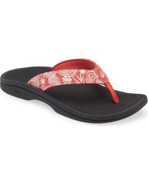 Olukai Ohana Flip Flop - Red
