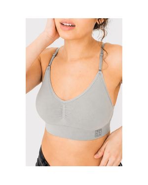 BRABAR Everyday Seamless Bra With Back-Closure - Gray