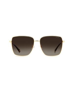 Polaroid 59Mm Polarized Square Sunglasses - Multicolor