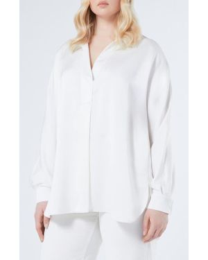 Marina Rinaldi Euro Satin Top - White