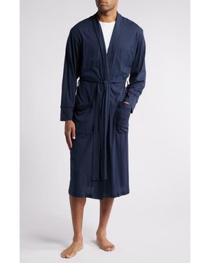 Daniel Buchler Peruvian Pima Cotton Robe - Blue