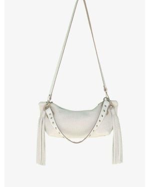 BeAlice Leather Shoulder Bag - White