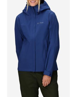 Marmot Precip Eco Pro Waterproof Hooded Jacket - Blue