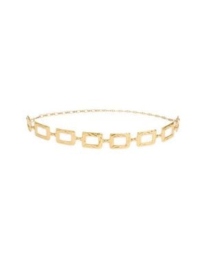 Zimmermann Alight Square Chain Belt - Metallic