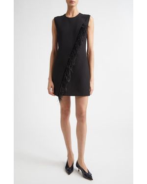 A.L.C. Beck Sleeveless Wool Blend Sheath Dress - Black