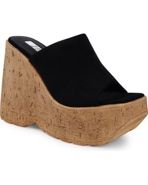 Zigi Zhamira Platform Wedge Sandal - Black