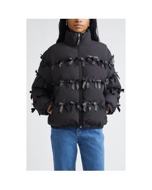 Sandy Liang Present Puffer Jacket - Black