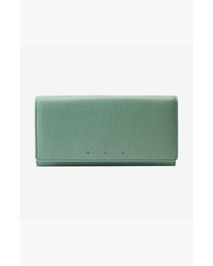 Tusk Ascot Flap Over Wallet - Green
