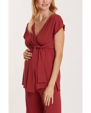 Cache Coeur Origin Pregnancy And Nursing Tunic - Red