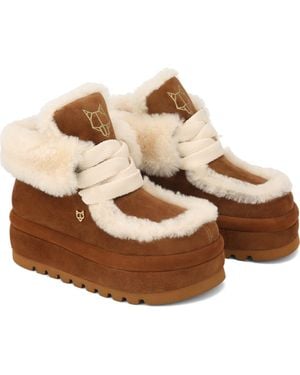 Naked Wolfe Bambi Suede/Shearling - Brown