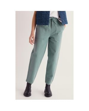 Seasalt Cornwall Sholl Organic Cotton Crop Pants - Blue