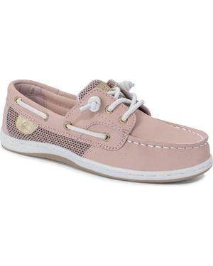 Sperry Top-Sider Kids' Shoresider 3-Eye Boat Shoe - Pink