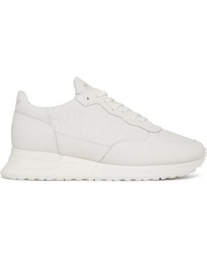 Mallet Popham Tumbled Sneakers - White