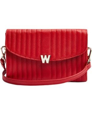 Wolf Mimi Crossbody Bag With Wristlet - Red