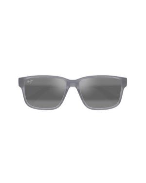 Maui Jim 58Mm Polarizedplus2 Rectangular Sunglasses - Gray