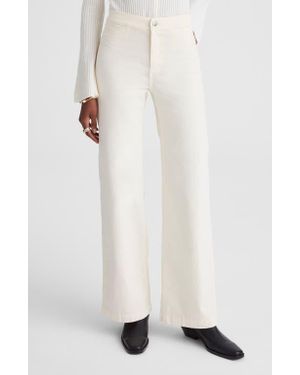 Madewell The Wide Leg Corduroy Pants - Natural