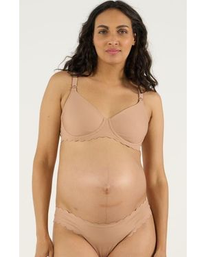 Cache Coeur Skin Invisible Maternity And Nursing Bra C/D Cup - Natural