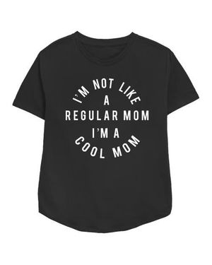 Mean Girls I'M Not A Regular Mom Graphic T-Shirt - Black