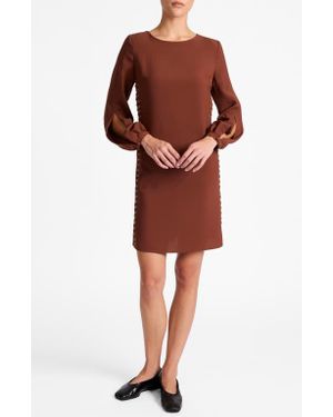Santorelli Pauli Shift Dress - Red