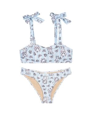 Disney The Aristocats Marie 2-Piece Swimwear Bikini Set - Blue