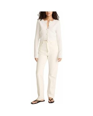 Rebecca Taylor Ottoman Cardigan - Natural