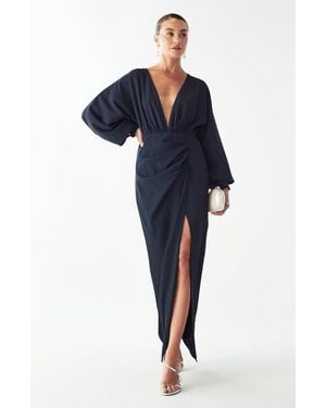 BWLDR Elena Maxi Dress - Blue
