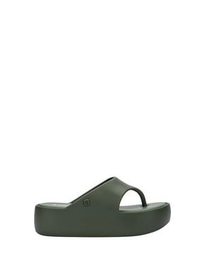 Melissa Free Platform Flip Flop - Green
