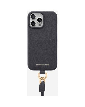 Maison De Sabre Sling Phone Case - Gray