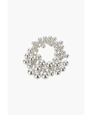 Bearfruit Jewelry Sterling Vivienne Statement Bouquet Ring - White