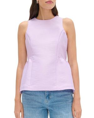 ALIGNE Solstice Sleeveless Peplum Top - Purple